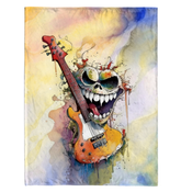 Guitarist’s Gentle Grooves Sherpa Blanket